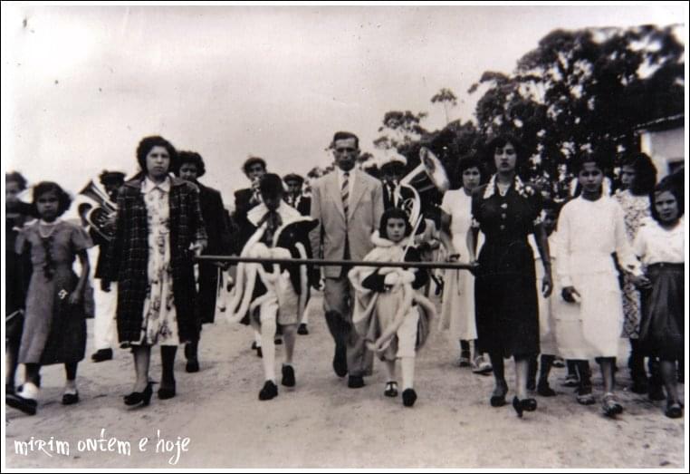 Foto da festa do divino ano 1951