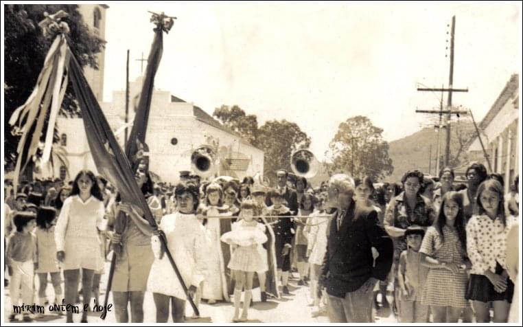 Foto da festa do divino ano 1970