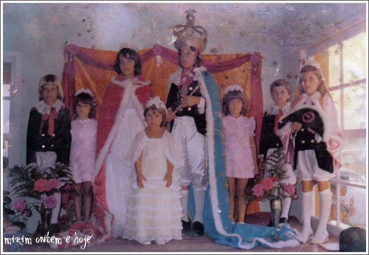 Foto da festa do divino ano 1975