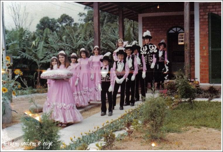 Foto da festa do divino ano 1980