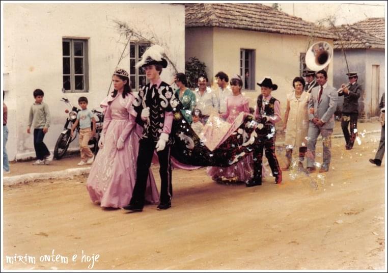 Foto da festa do divino ano 1984