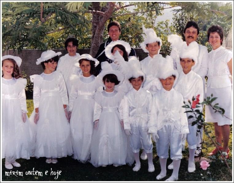 Foto da festa do divino ano 1985