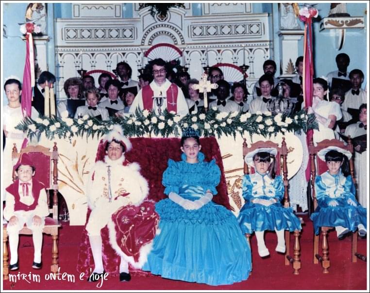 Foto da festa do divino ano 1987