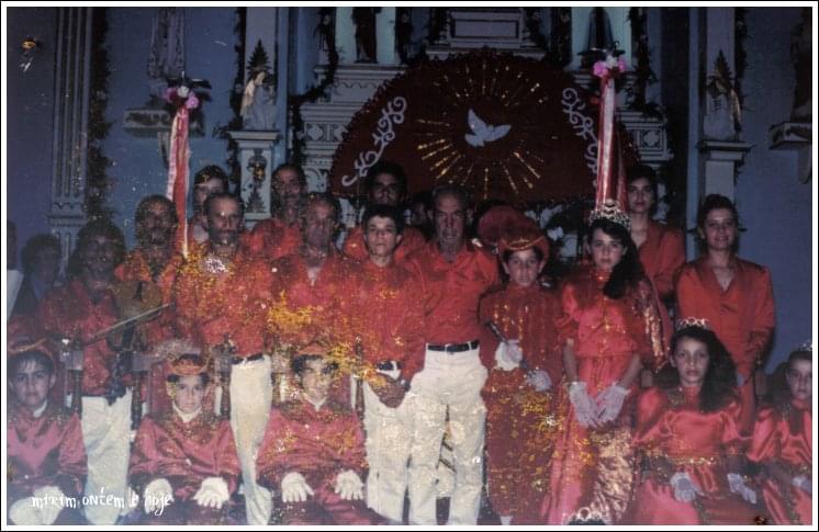 Foto da festa do divino ano 1991